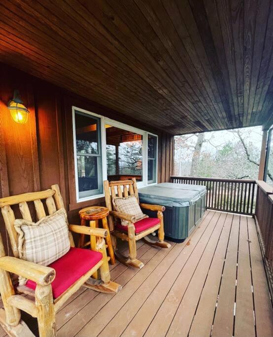 יוריקה ספרינגס Eagle Crest Cabin, White River View With Hottub מראה חיצוני תמונה